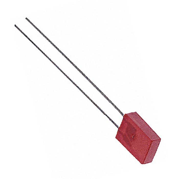 Broadcom 1.9 V Red LED Rectangular Through Hole HLMP HLMP-S201