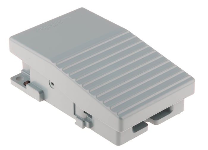 Schneider Electric Industrial Duty Momentary On-Off Foot Switch - Metal Case Material, 2NO/2NC, 270 mA @ 250 V dc, 3 A