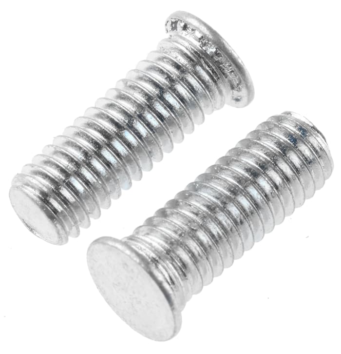Goujon autosertissable M5 x L. 14mm RS PRO, dia. 6.5mm Acier Galvanisé et passivé