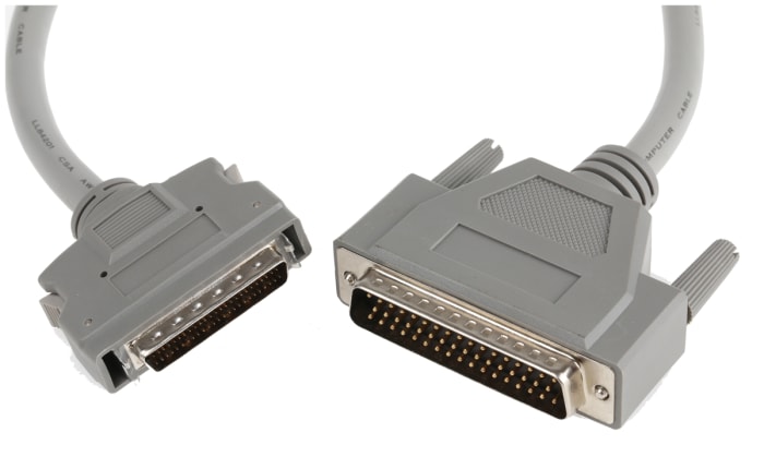 RS PRO Male SCSI-2 to Male SCSI-1 Cable 500mm
