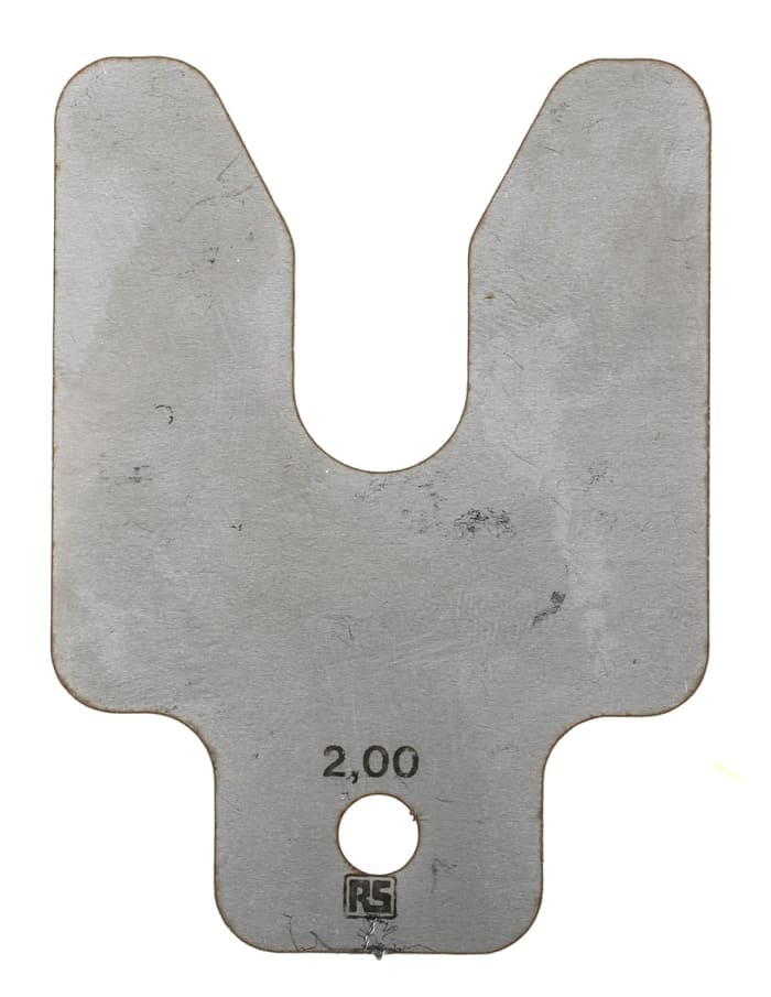 Předřezaný prokladový materiál, Nerezová ocel, délka: 50mm, šířka: 50mm, tloušťka: 2mm
