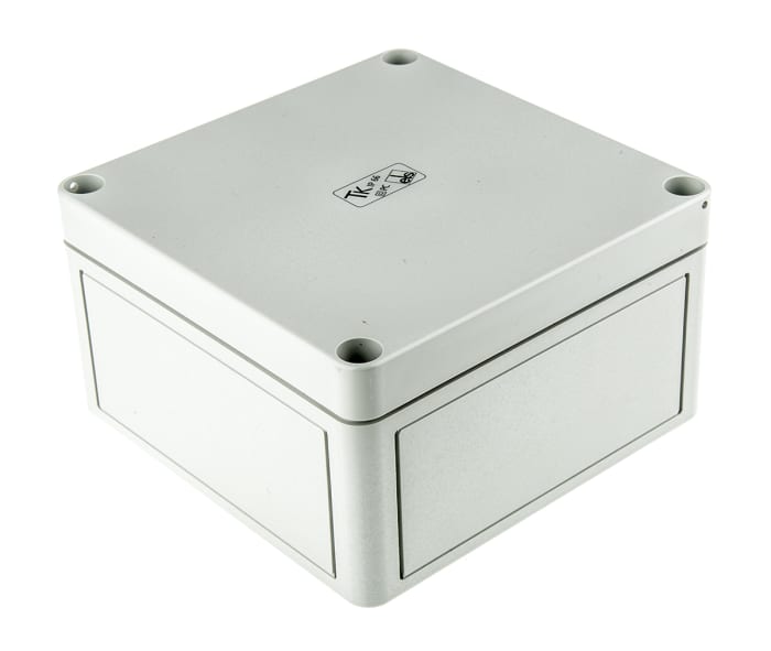Spelsberg TK PC Series Grey Polycarbonate Enclosure, IP66, Grey Lid, 130 x 130 x 75mm