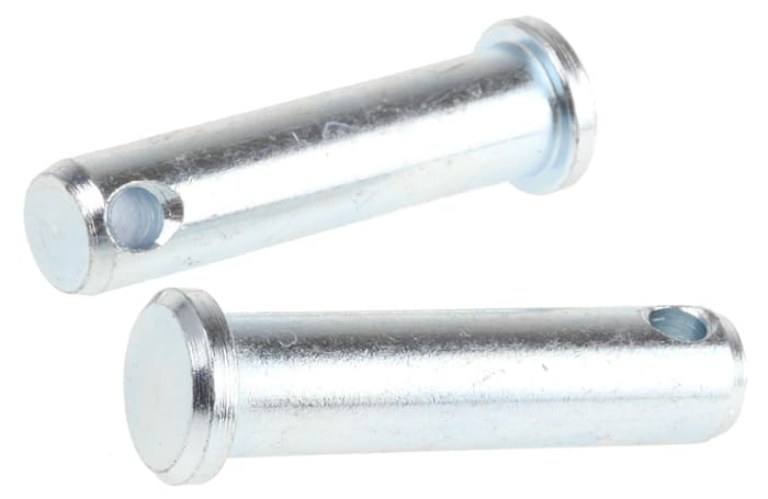 Axe en acier, dia. 3/8pouce, L. 1 1/2pouce