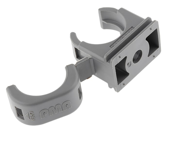 PMA Grey Nylon Conduit Clip, 20mm Max. Bundle