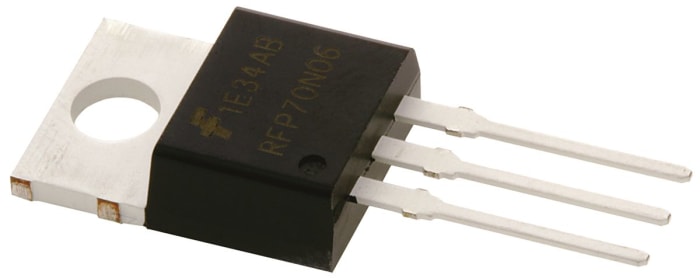 onsemi N-Channel MOSFET, 70 A, 60 V, 3-Pin TO-220AB RFP70N06
