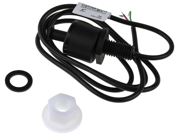 Interruptor de flotador Sensata Cynergy3 de Nylon, con salida NA/NC, 600 mA, cable de 1m, montaje Vertical