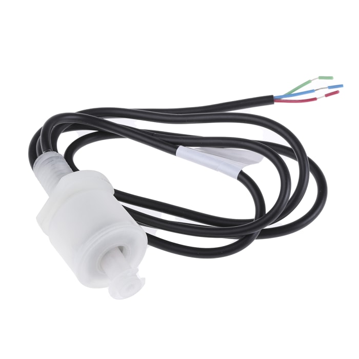 Sensata Cynergy3 RSF50 Series Vertical Polypropylene Float Switch, Float, 1m Cable, NO/NC