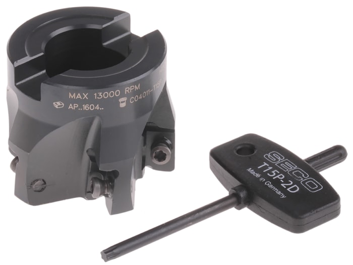 Seco 50mm Shoulder Cutter, 7 → 10° Axial, -12 → -6° Radial