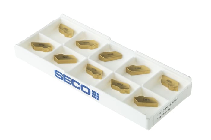 Seco Neutral Carbide Coated HSS Lathe Parting Off Insert, 3.1mm x 9mm