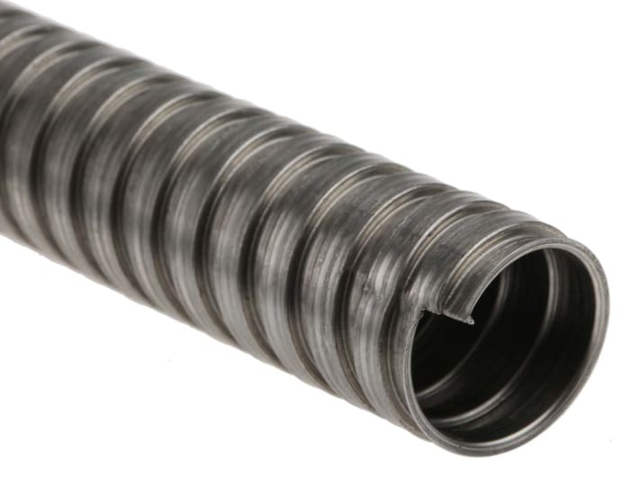 Kopex Flexible Conduit, 25mm Nominal Diameter, Stainless Steel, Metal