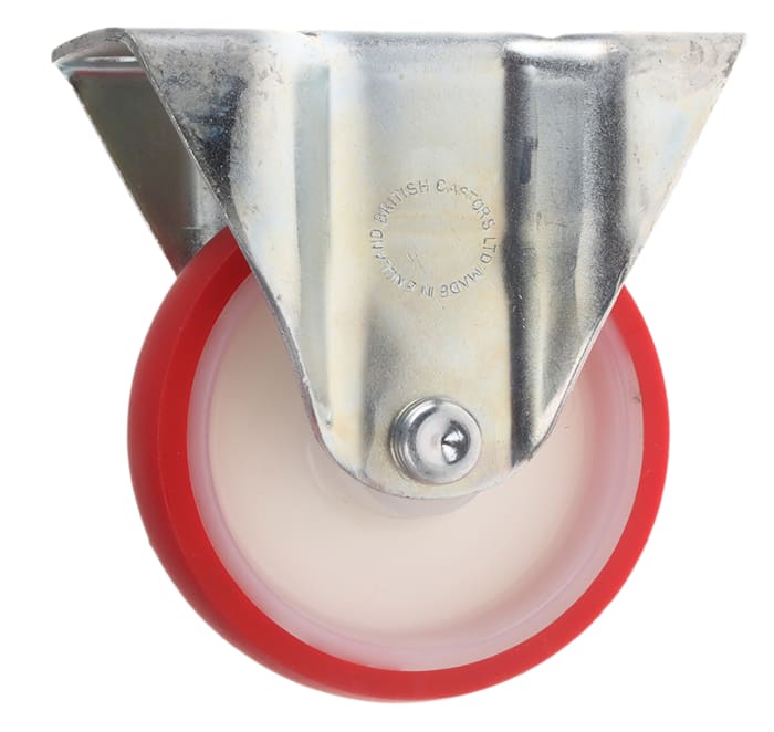 Flexello Fixed Castor Wheel, 250kg Capacity, 100mm Wheel