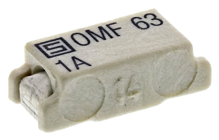 Fusible miniature Schurter, 1A, type F, 63V c.a. / V c.c.