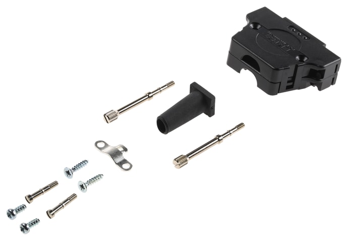 FCT from Molex FKH Series ABS D Sub Backshell, 25 Way