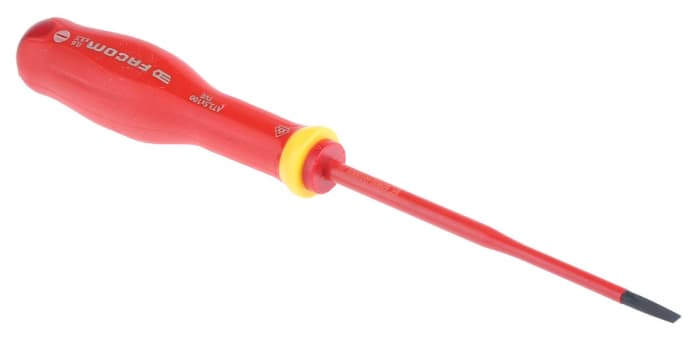 Tournevis isolé Facom, pour vis Fendu 3,5 mm, VDE/1000V