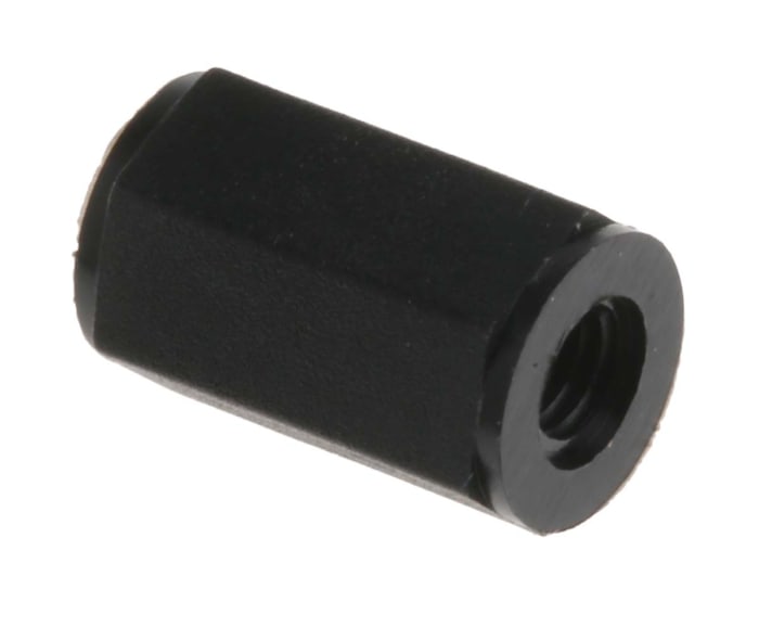 M3x20+6, 1 pc Black Nylon Hex Standoff Spacer Standard M3 Threaded  Male-Female, High Quality - Yantrabot