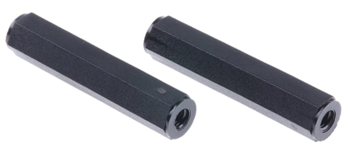 Essentra Threaded Standoff, M3 Thread, 30mm Body, Nylon, Female/Female