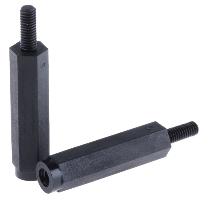 Essentra Standoff, M3 Thread, 25mm Body, Nylon, Male/Female
