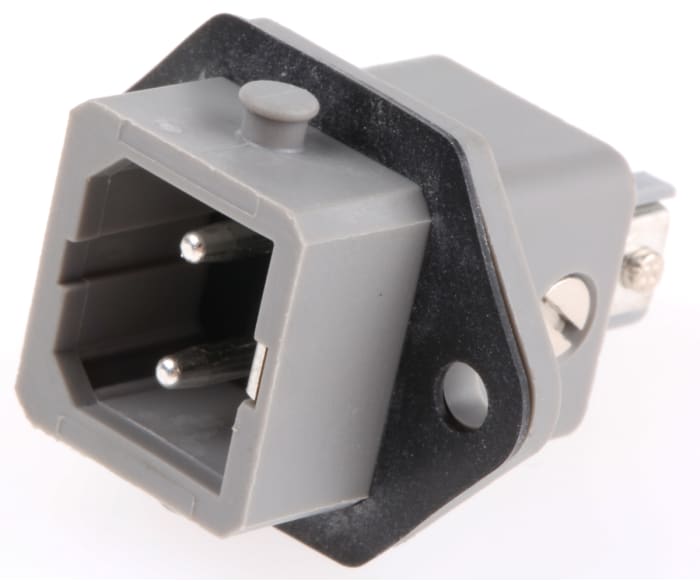Hirschmann Endüstriyel Fiş / Priz, Fiş, 2P, 250 V ac/dc, 16A, Panoya / Panele Monte, ST Serisi