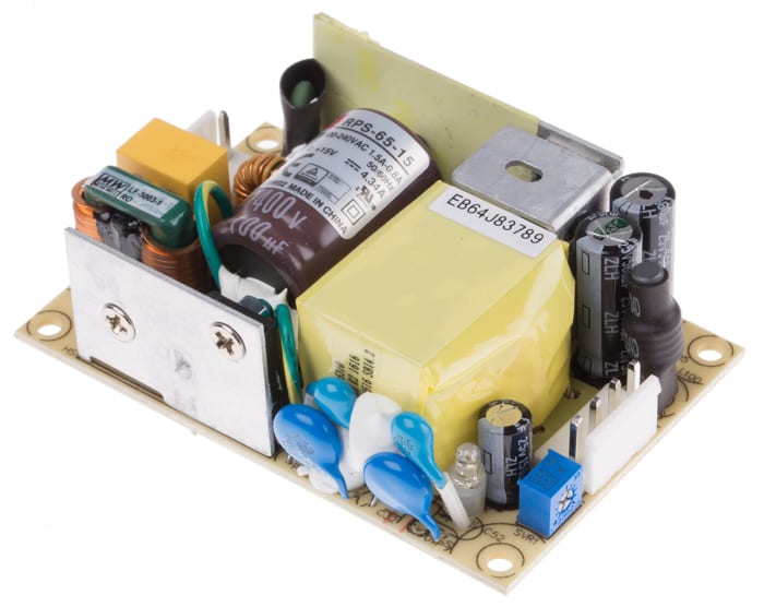 Alimentation à découpage MEAN WELL, 65W, 1 sortie à  15V c.c., 4.34A