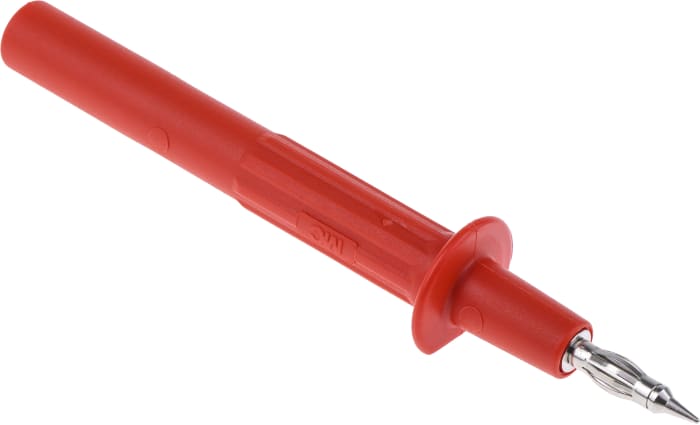 Staubli Spring Loaded Test Probe, 4mm Tip, 1kV, 4mm Socket, 32A