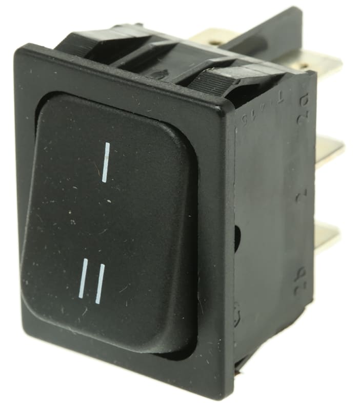 Marquardt DPDT, On-On Rocker Switch Panel Mount