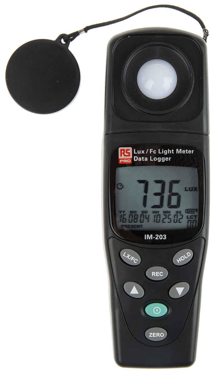 Luxmètre RS PRO IM203, 20lx à 200000lx