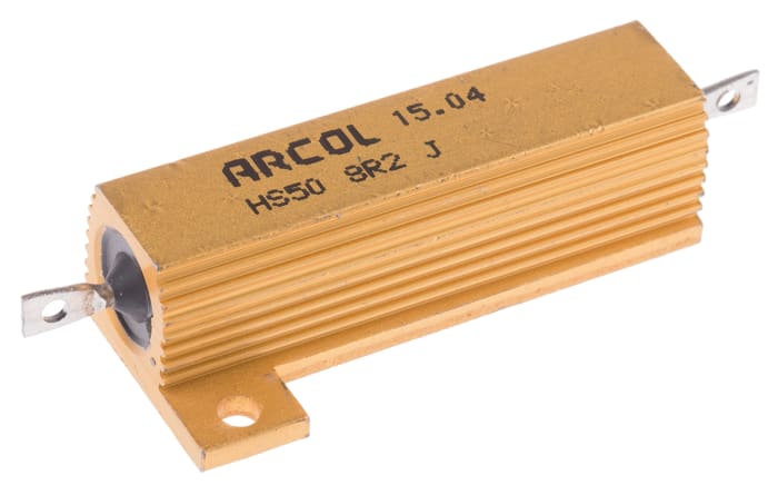 Arcol, 8.2Ω 50W Wire Wound Chassis Mount Resistor HS50 8R2 J ±5%