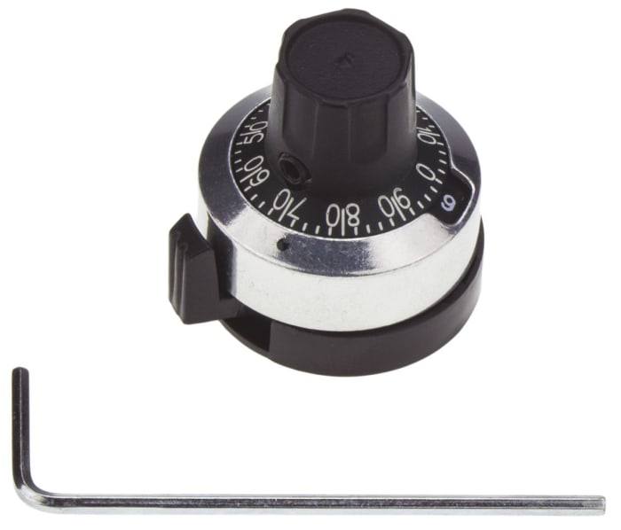 Cadran du potentiomètre Atoms, Axe de 6.35mm, Diamètre de 23.4mm, Cadran