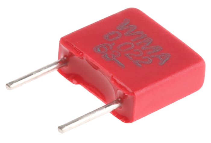 Condensateur à couche mince WIMA MKS2 22nF 40 V ac, 63 V dc ±10%