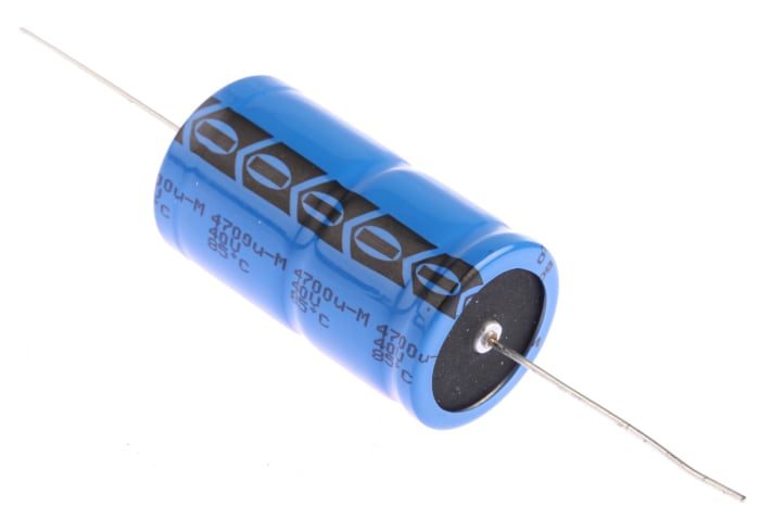 Vishay 4700μF Aluminium Electrolytic Capacitor 40V dc, Axial, Through Hole - MAL202117472E3