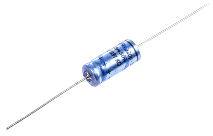Vishay 220μF Aluminium Electrolytic Capacitor 16V dc, Axial, Through Hole - MAL203135221E3
