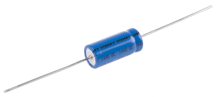 Vishay 47μF Aluminium Electrolytic Capacitor 63V dc, Axial, Through Hole - MAL203138479E3