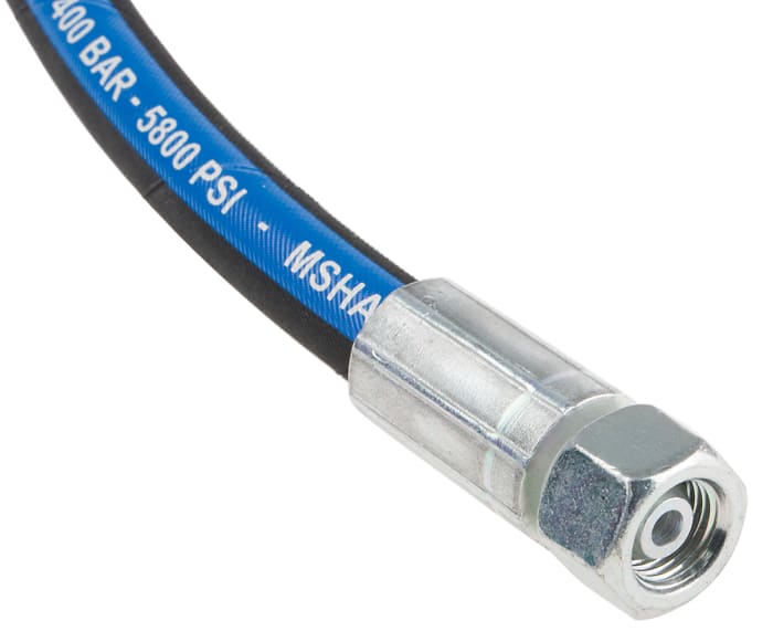 RS PRO 562mm Synthetic Rubber Hydraulic Hose Assembly, 400bar Max