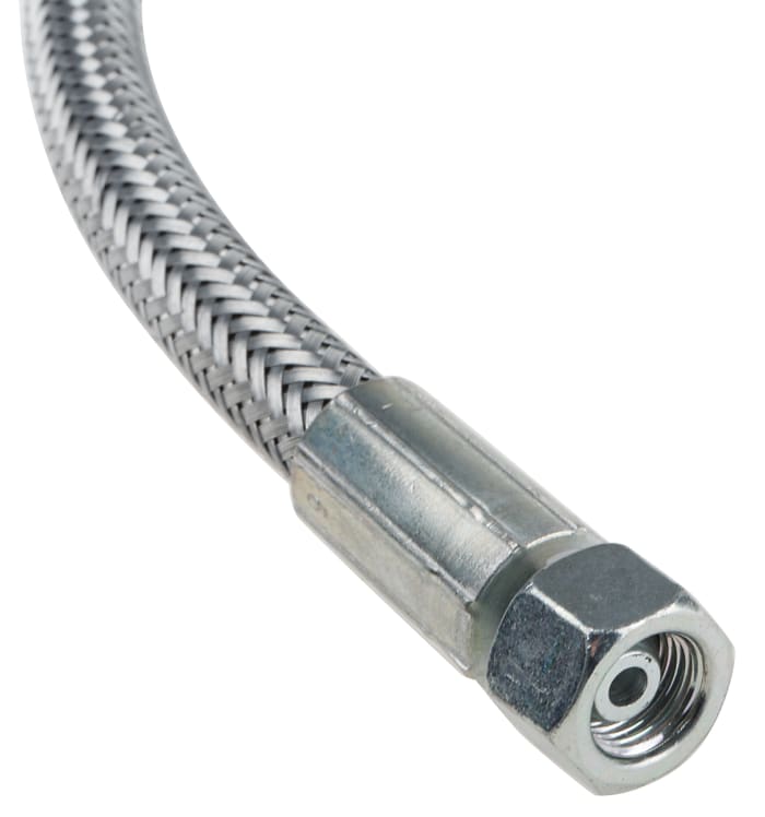 RS PRO 750mm Galvanized Steel Wire Hydraulic Hose Assembly, 190bar Max Pressure