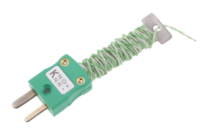 RS PRO Type K Exposed Junction Thermocouple 1 m Length, 1/0.2 mm Diameter → 220 °C Max