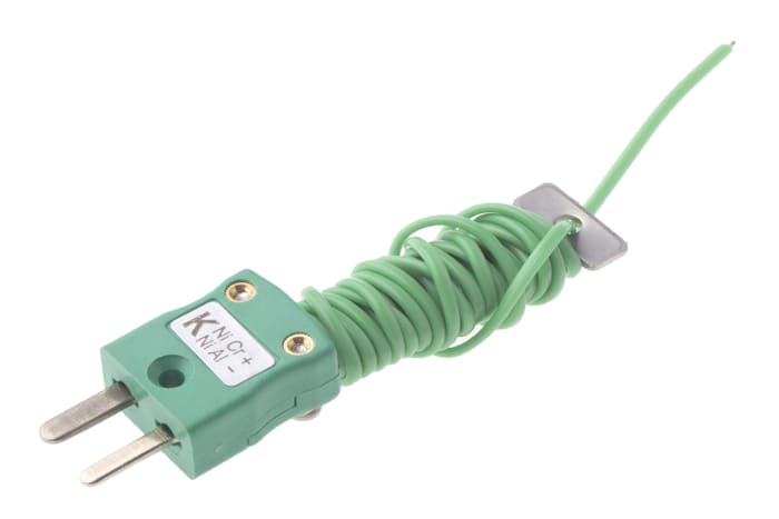 RS PRO Type K Exposed Junction Thermocouple 1 m Length, → 220 °C Max