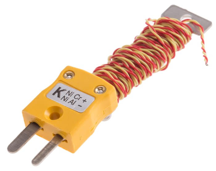 RS PRO Type K Exposed Junction Thermocouple 2 m Length, 1/0.2 mm Diameter → 220 °C Max