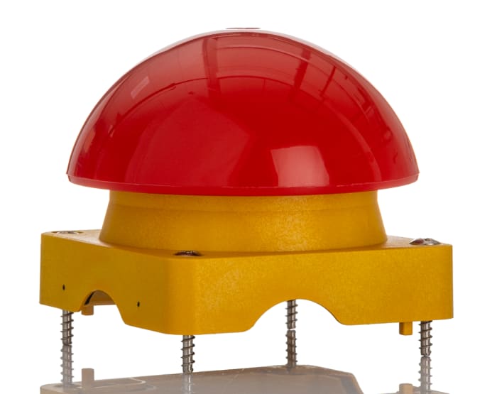 FAK enclosure top emerg.-stop yellow/red