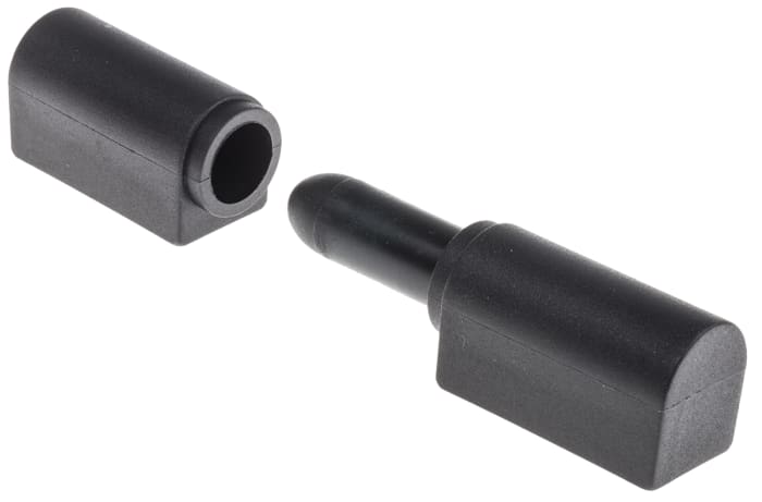 RS PRO Thermoplastic Barrel Hinge with a Lift-off Pin, Screw Fixing, 83mm x 19mm x 22mm