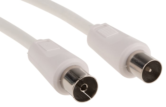RS PRO Male Female Coaxial Cable, 3.5m, Terminated