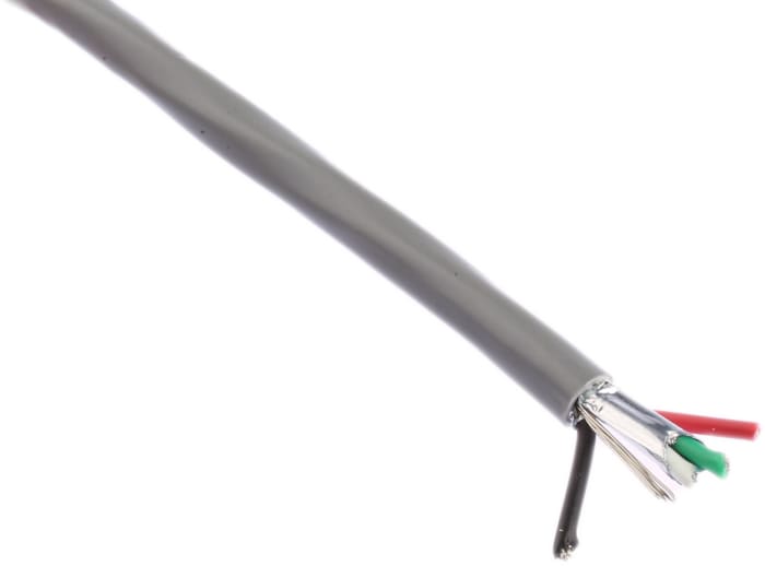 Alpha WireAlpha Essentials Communication & Control Series 2 Core Audio & Control Cable, 0.35 mm² CSA Screened, 0.18mm