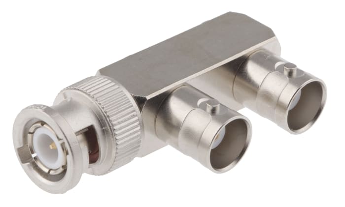 Telegartner Tee 50Ω RF Adapter BNC Plug to BNC Socket 4GHz