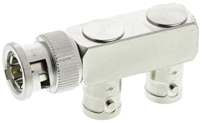 Telegartner Tee 75Ω RF Adapter BNC Plug to BNC Socket 4GHz