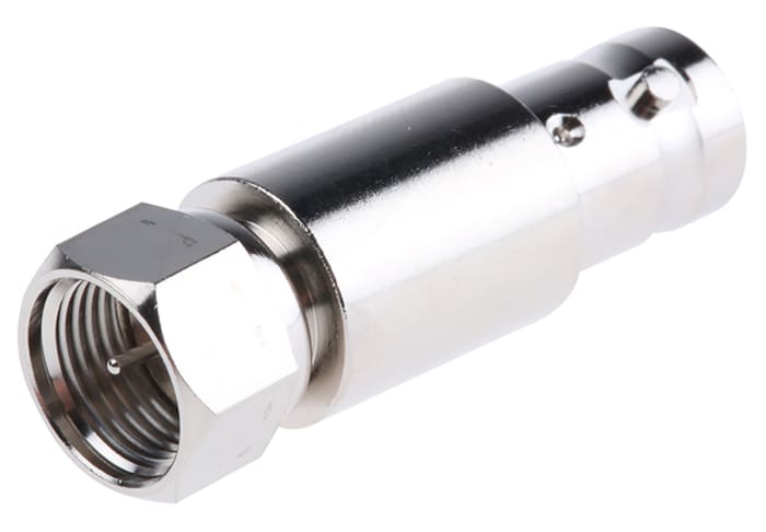Adaptador de RF Telegartner J01008A0031, Hembra Recto BNC a Macho Tipo F