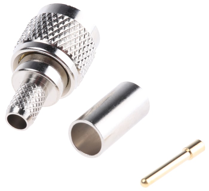 Telegartner, Plug Cable Mount UHF Connector, 50Ω, Crimp Termination, Straight Body
