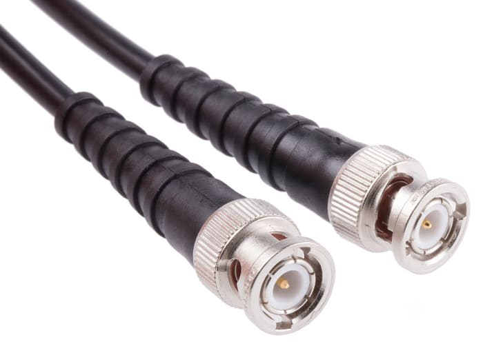 Câble coaxial Telegartner, RG58C/U, BNC, / BNC, 2m, Noir
