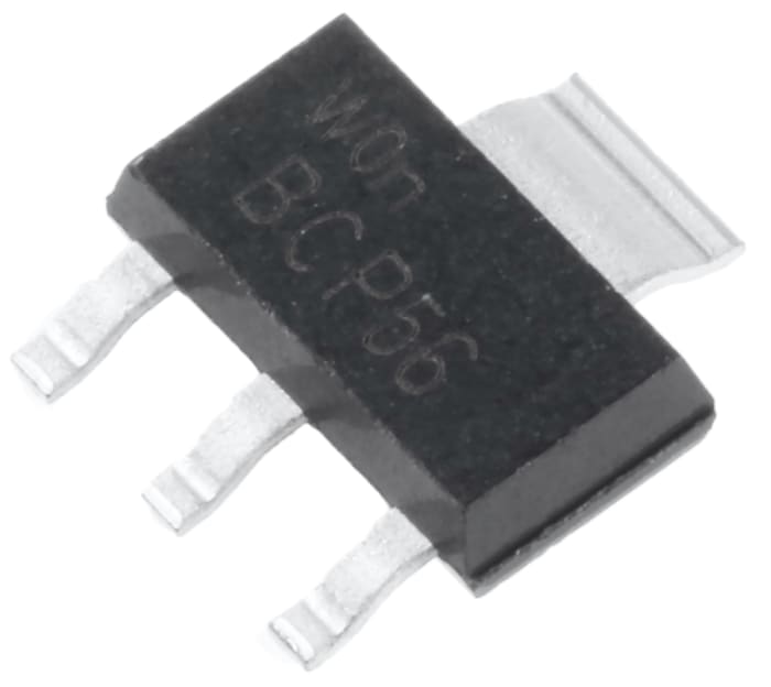 Transistor, NPN Simple, 1 A, 80 V, SOT-223 (SC-73), 4 broches