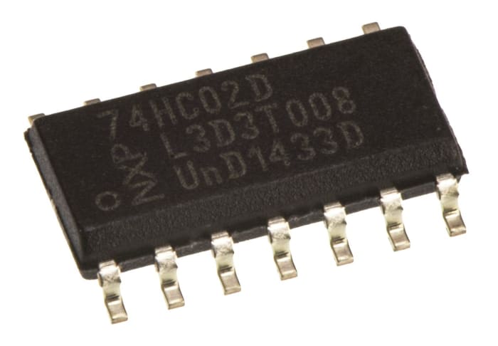 Nexperia 74HC02D,652, Quad 2-Input NOR Logic Gate, 14-Pin SOIC