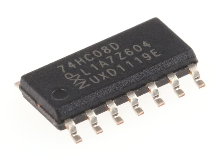 Nexperia 74HC08D,652, Quad 2-Input AND Logic Gate, 14-Pin SOIC