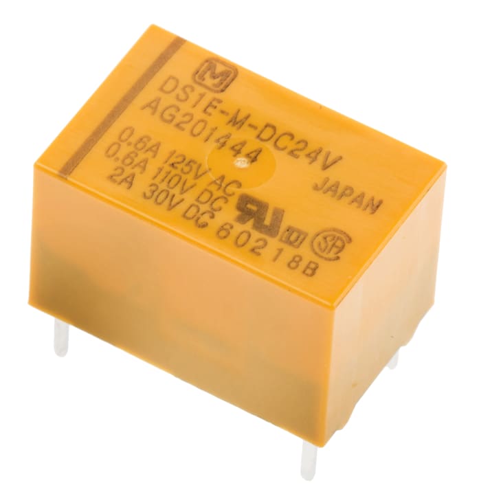 Relais de signal Panasonic FTR-C1 5V c.c., 2 RT, Montage en surface